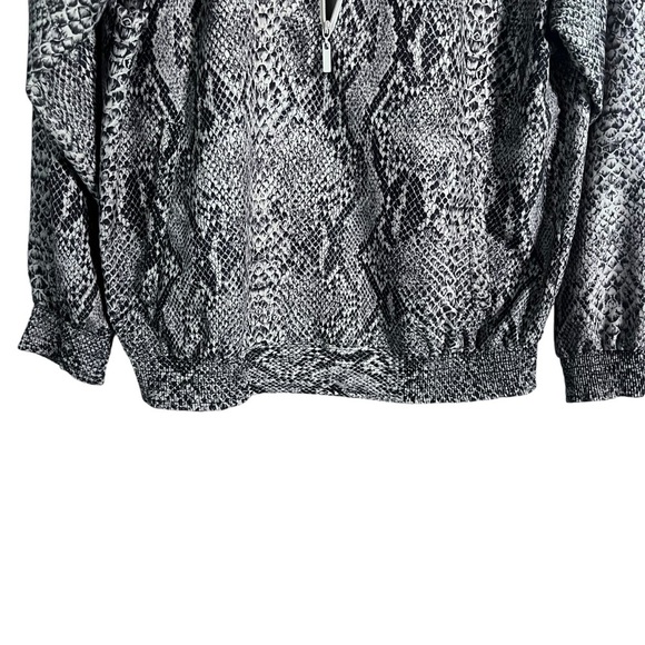 Sunderland Women’s Leopard Long Sleeve High Neck Cinched Bottom WindBreaker sz S - Picture 6 of 10